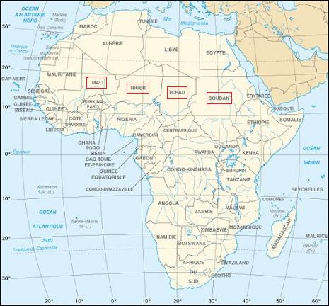 carte afrique culture generale